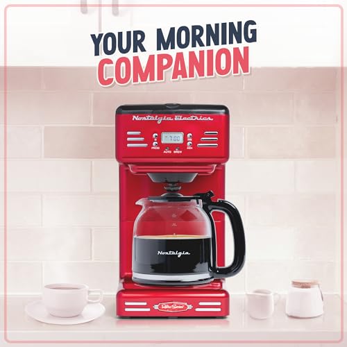 Nostalgia Retro 12-Cup Programmable Coffee Maker P21494