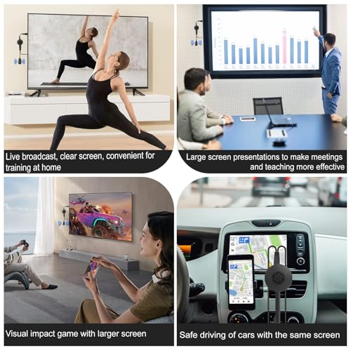 Miracast Dongle Wireless HDMI Display Adapter for iPhone iPad Android to TV U603