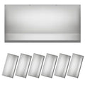 DERUINVAIO Fluorescent Light Covers for Ceiling Light, Yellow Abstract Light Filters for Classroom Office Home, 4' x 2' Decorative Magnetic Light Cover