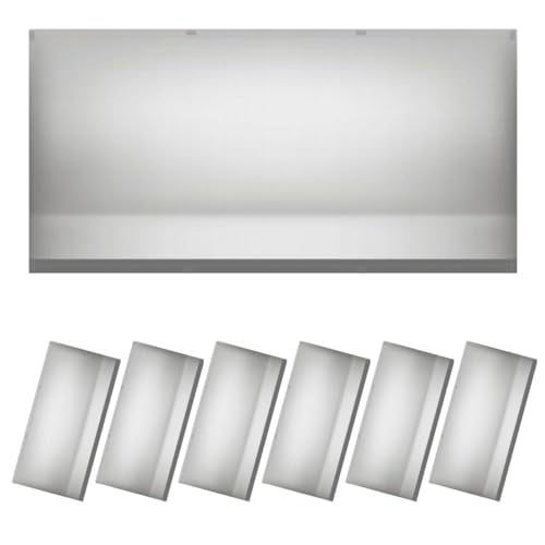 DERUINVAIO Fluorescent Light Covers for Ceiling Light, Yellow Abstract Light Filters for Classroom Office Home, 4' x 2' Decorative Magnetic Light Cover