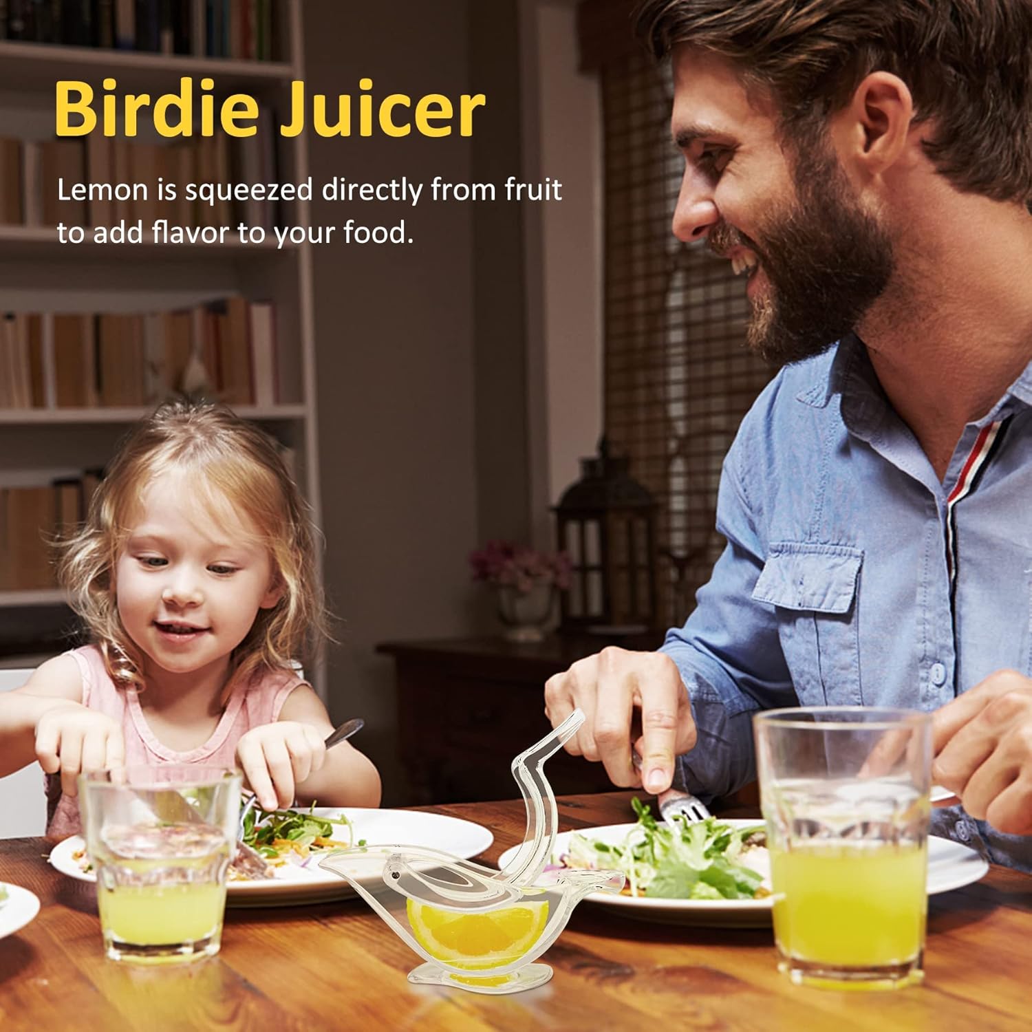 Lemon Squeezer Portable Citrus Juicer, Ergonomic Hand Juicer for Lemons & Oranges P258043