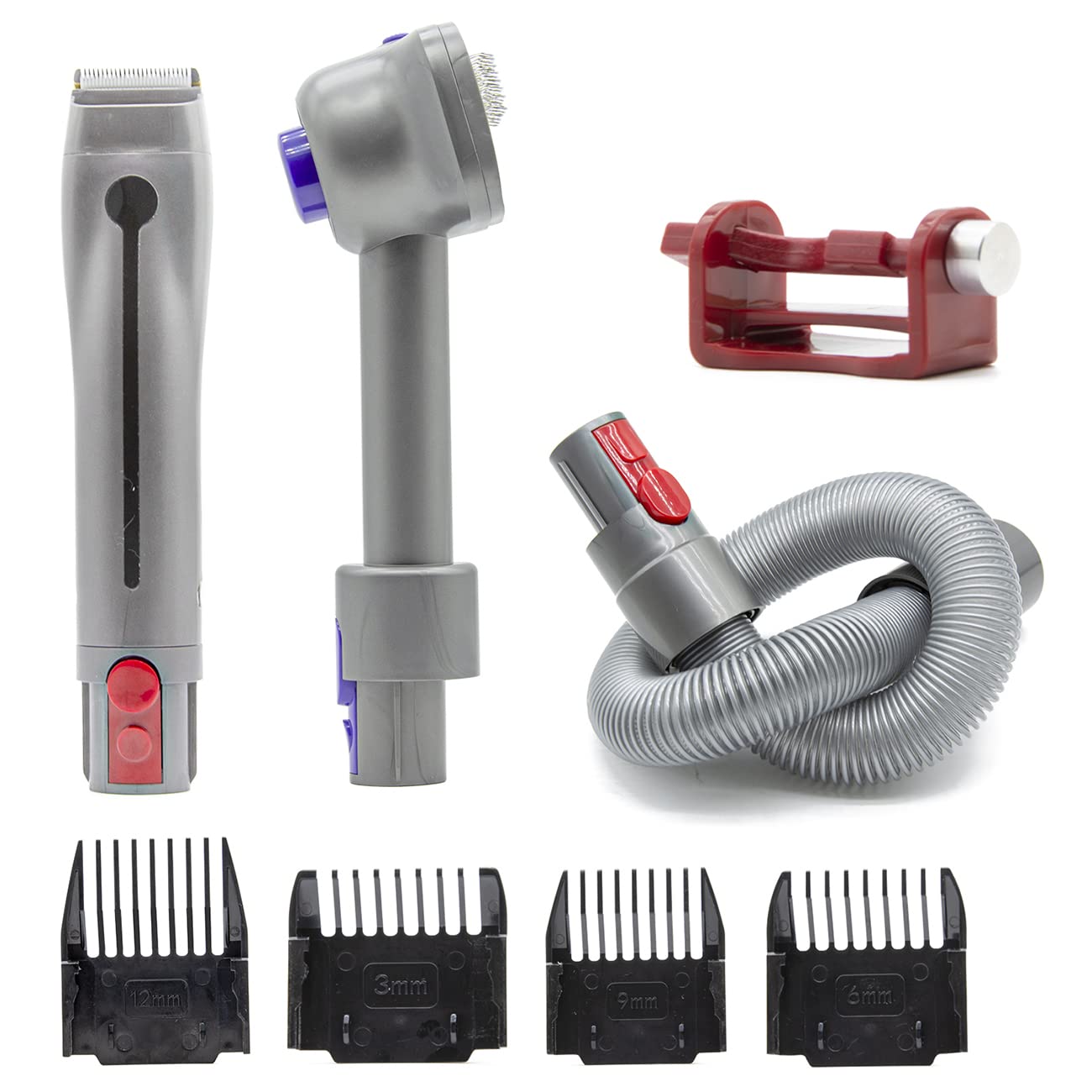 Pet Grooming Clippers Tools Kit Professional Pet Cleaning Accessories for Dyson V7 V8 V10 V11 V15 Vacuum Cleaner