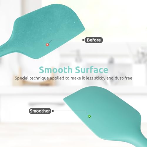 U-Taste 11.38" Silicone Baking Spatula, BPA Free Heat Resistant Kitchen Scraper X500