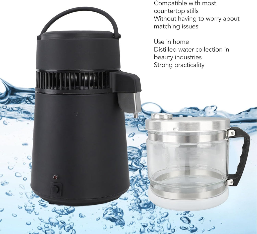 4L Carafe Replacement Glass Collection Bottle for Countertop Distiller H8793