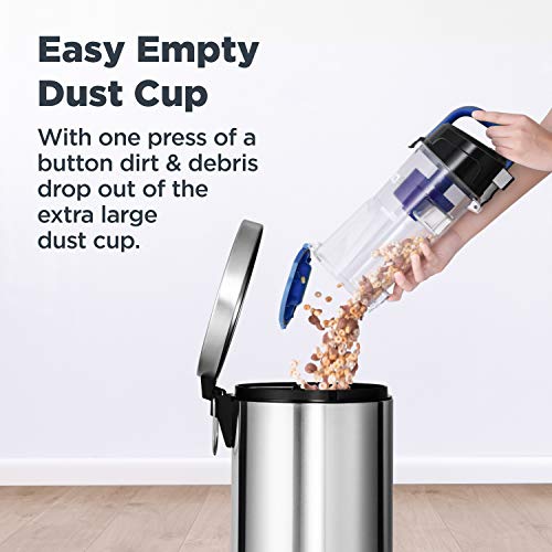 Eureka Airspeed Ultra-Lightweight Bagless Upright Vacuum Cleaner, Blue A931