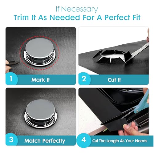 Stove Cover for LG Gas Stove Top Protector with 2 Gap Covers Y902034