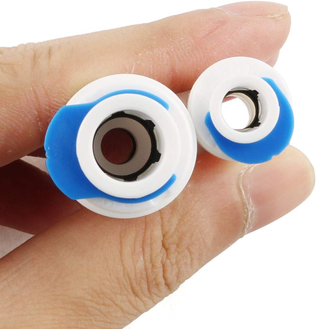 E-outstanding Quick Straight Connector 5PCS 1/4 to 3/8 inch OD for RO Water Systems M441586