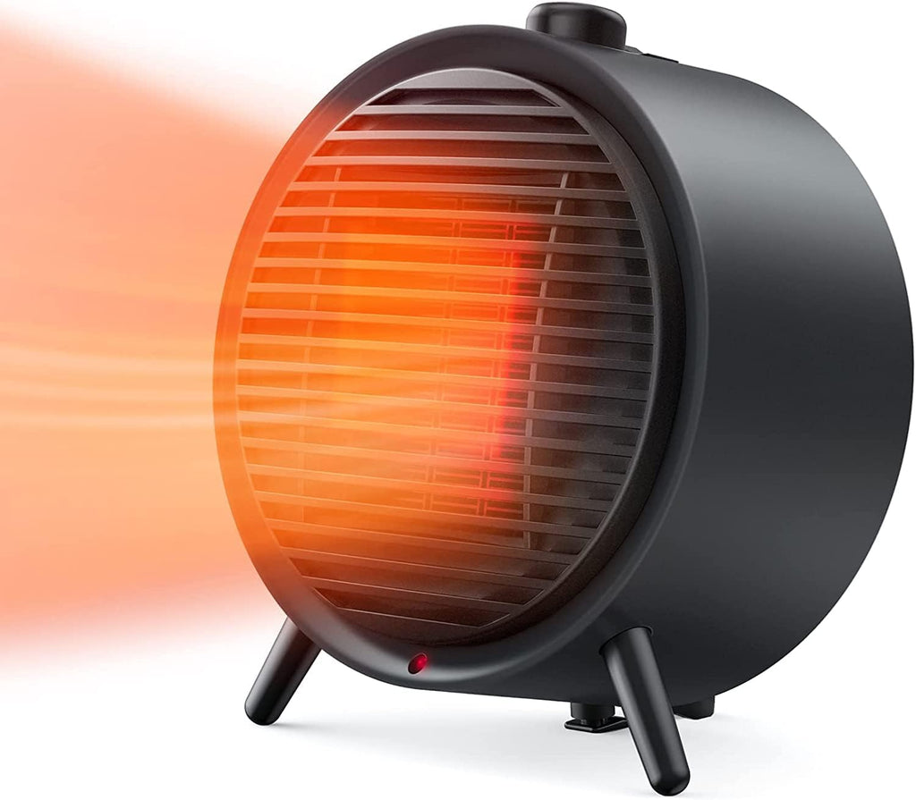Space Heater, Max 1500W Portable Heater Energy Efficient PTC Portable Ceramic Heater with Thermostat,Overheat Protection for Bathroom Bedroom Office Living Room
