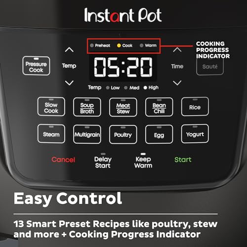 Instant Pot Rio Wide Base Programmable Pressure Cooker U442