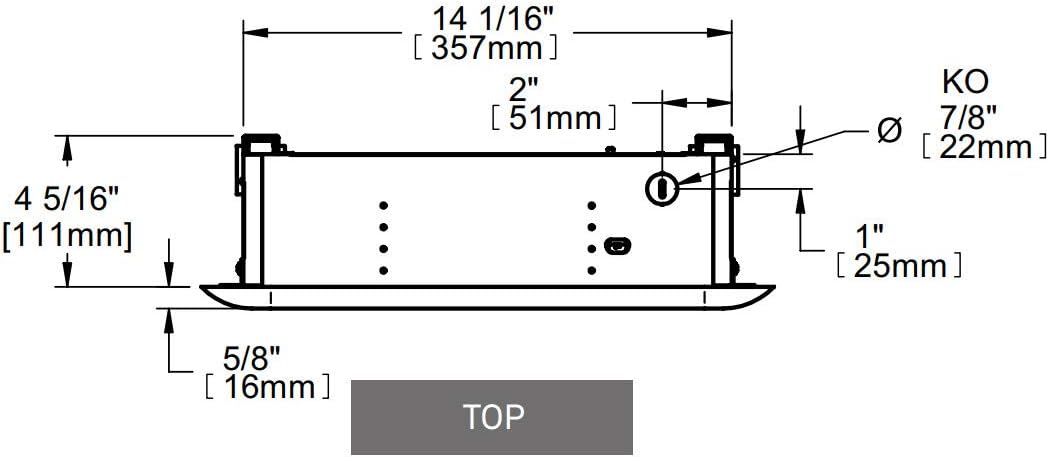 ASK1501W Ceiling Heater 1500W 120V W975793