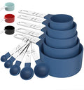 TILUCK Measuring Cups & Spoons Set, Stackable Cups and Spoons, Nesting Measure Cups with Stainless Steel Handle, Kitchen Gadgets for Cooking & Baking
