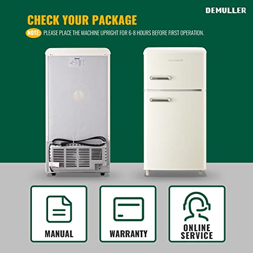 DEMULLER Retro Mini Fridge Freestanding P54253