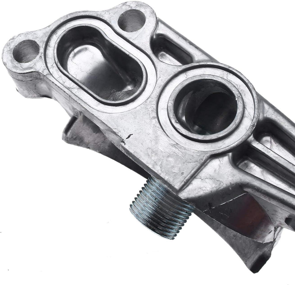 A-Premium Oil Filter Housing with 2 O-Rings Compatible with Honda CR-V, Civic, Accord 2.4L U37274