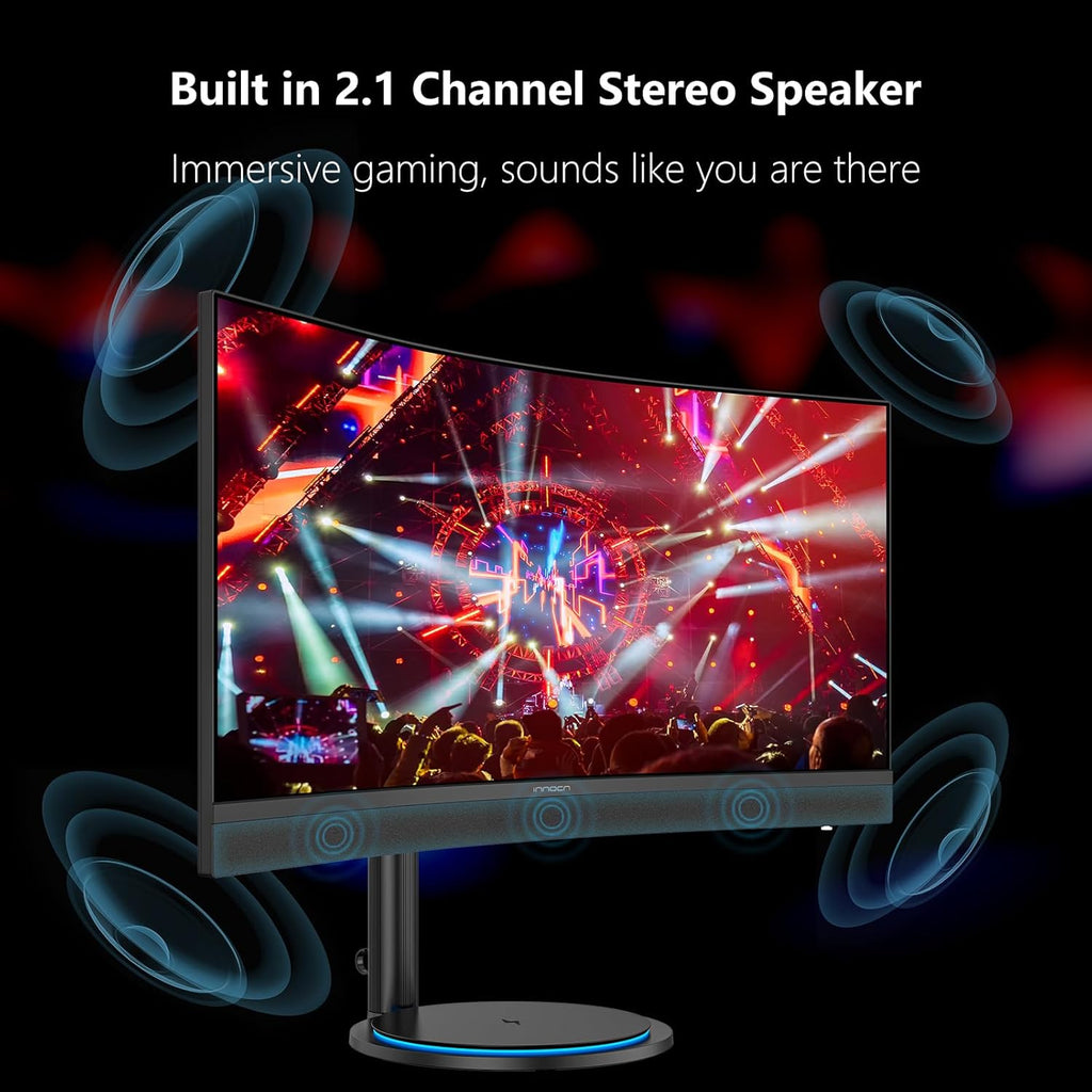 INNOCN 34" USB-C Curved Ultrawide Gaming Monitor 3440x1440p 165Hz Y43259
