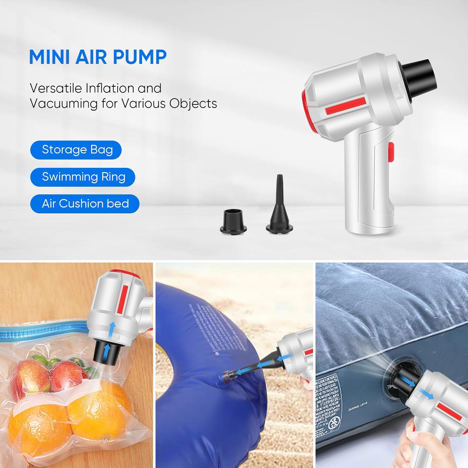 Wireless Handheld Car Vacuum Cleaner with Air Duster U495