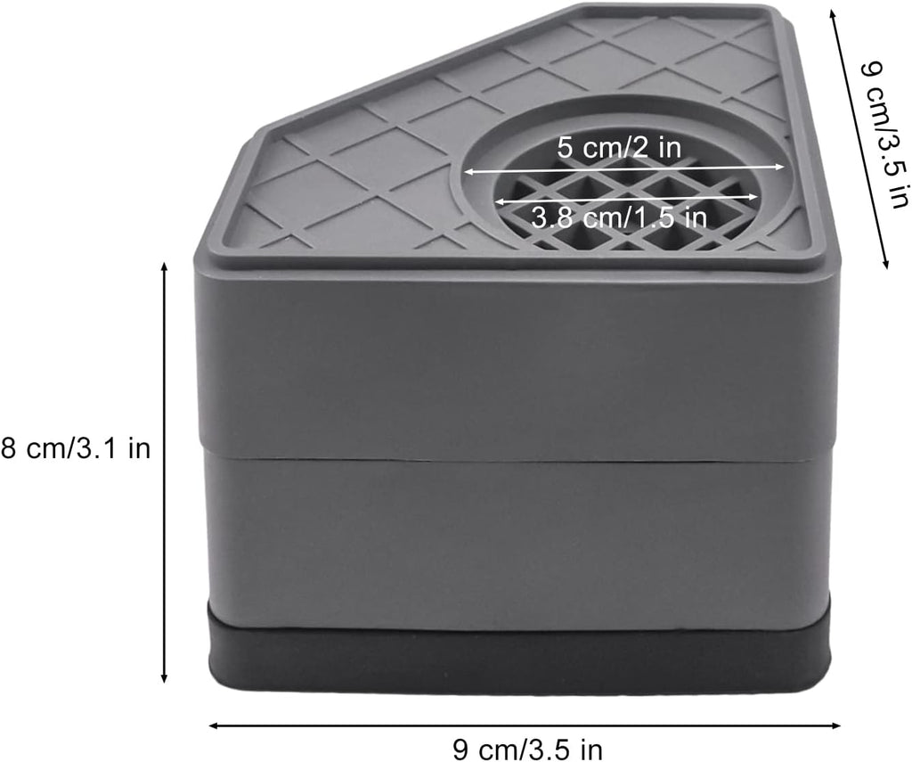 Anti Vibration Pad for Washing Machine Dryer, Non Slip Shock Absorbing Rubber Feet (Set of 8) X268488