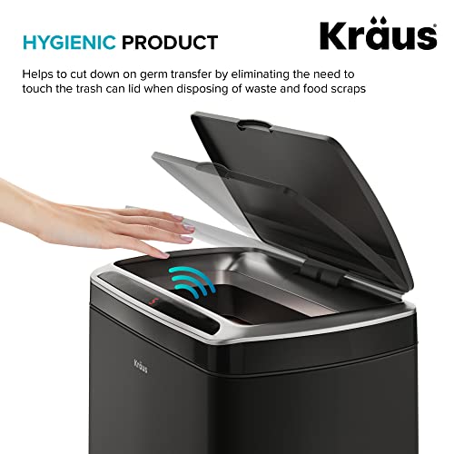 Kraus GarbagePro 13 Gallon Motion Sensor Trash Can G6417