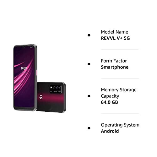 T-Mobile REVVL V+ 5G 64GB Smartphone (Renewed) L414