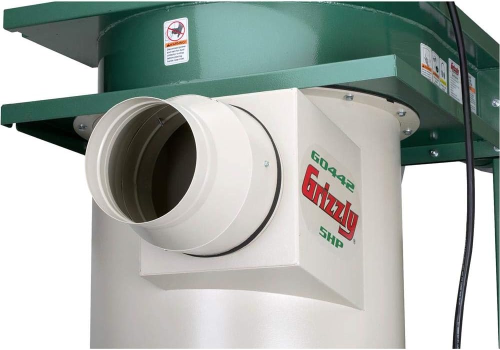 Grizzly Industrial G0442 5 HP Cyclone Dust Collector U2849