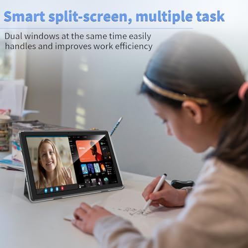 ECOPAD Android 13 Tablet, 6GB RAM 64GB ROM with Protective Case A3681