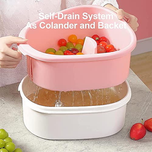 bacion Fruit Washer Cleaner Spinner with Self-Draining System BD-10507 X98994