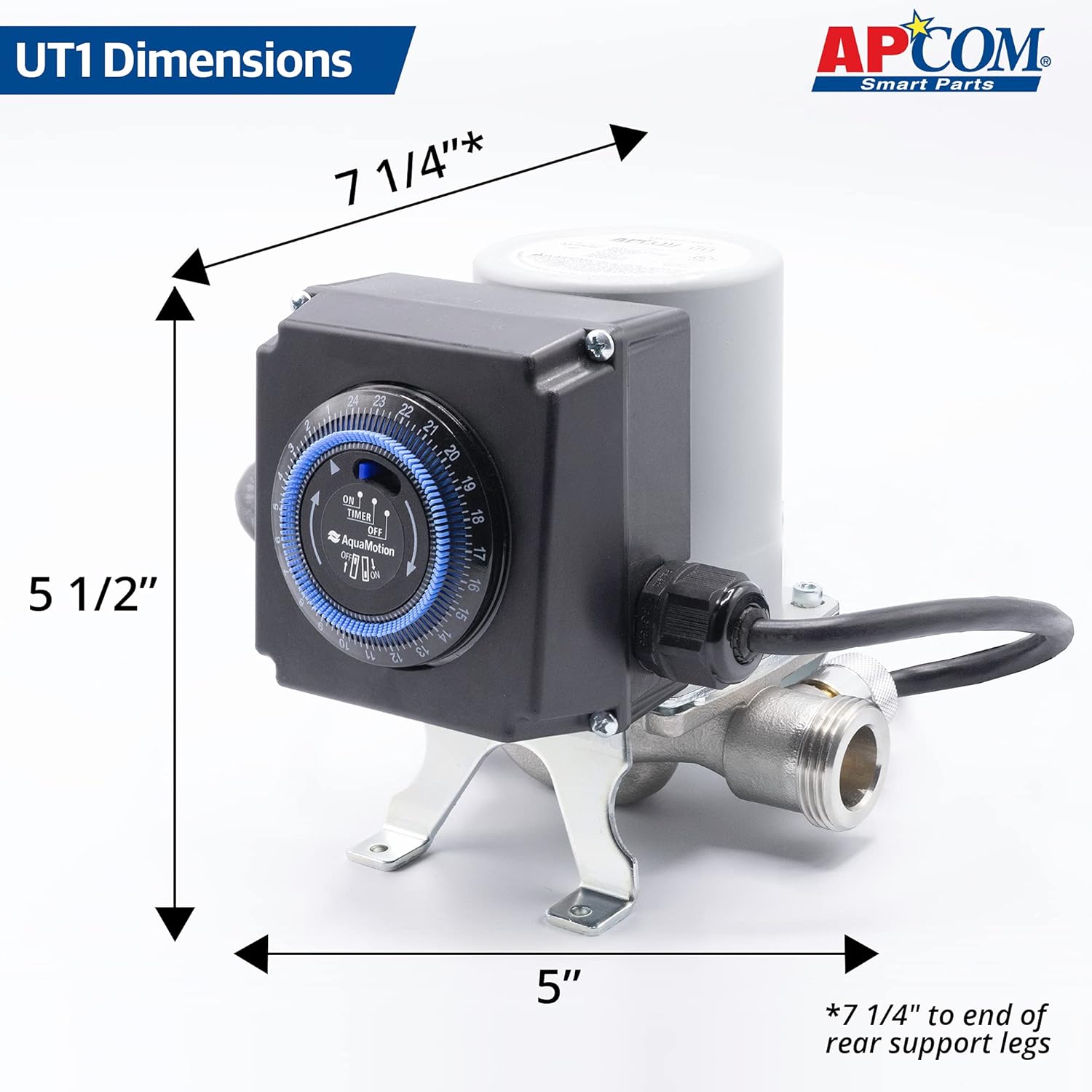 APCOM UT1 Hot Water Recirculation Pump for Under Sink X130108