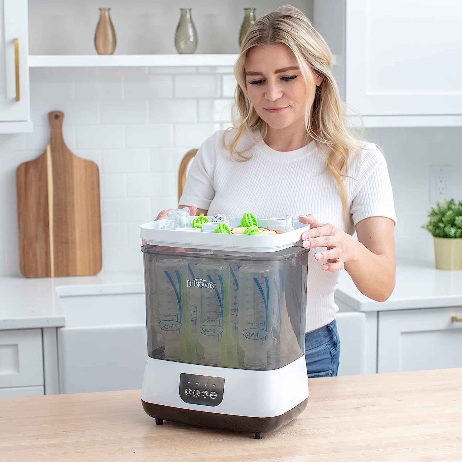 Dr. Brown's All-in-One Sterilizer and Dryer for Baby Bottles & Parts Y12428