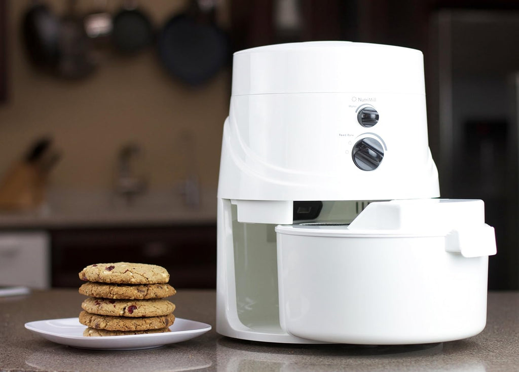 NutriMill Classic High Speed Electric Grain Mill with Stainless Steel Milling Heads T425277