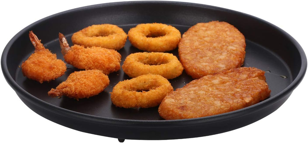 12inch Microwave Crisper Pan for Reheating Pizza, Nuggets & French Toast A846