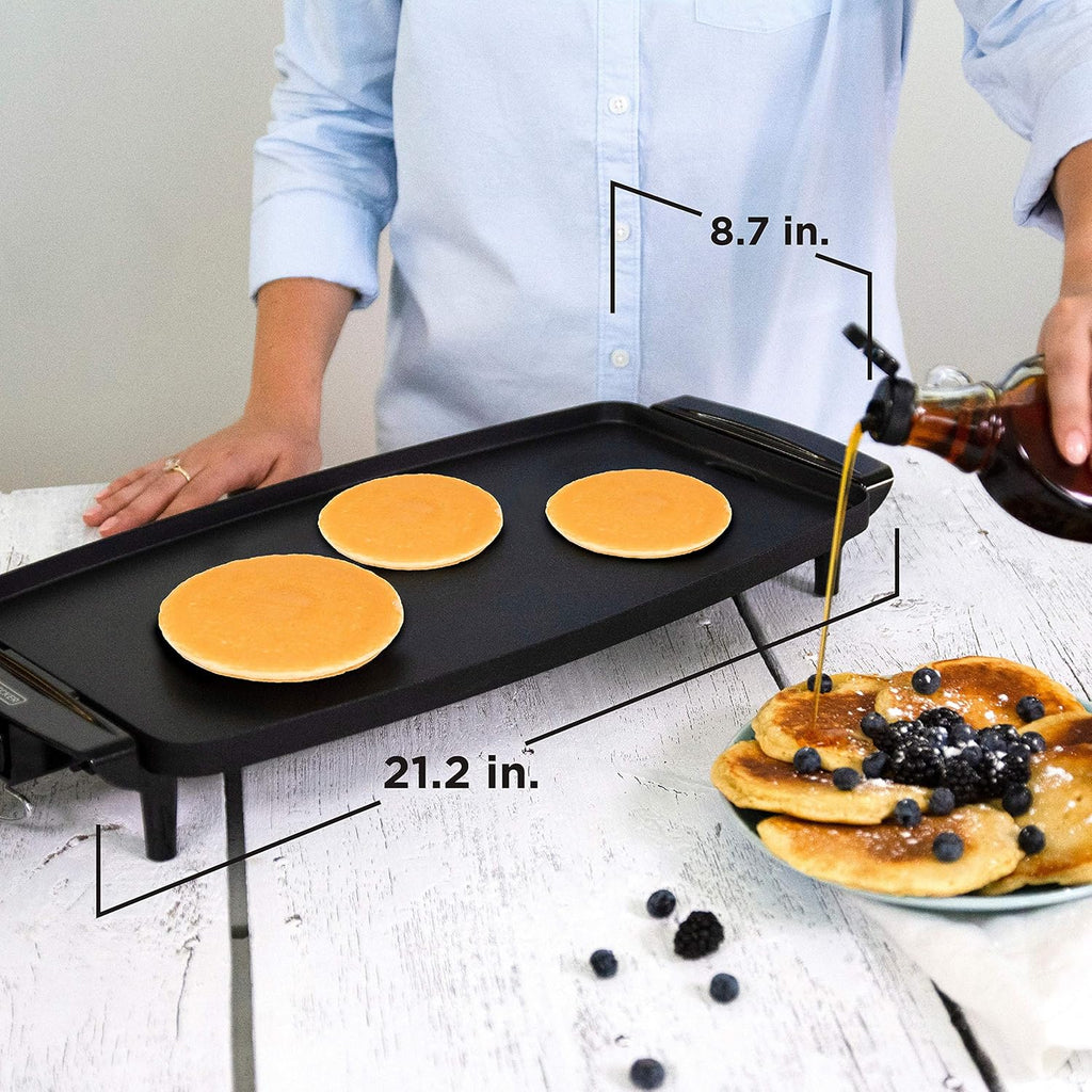 Black+Decker Electric Griddle with Removable Temperature Probe X52551