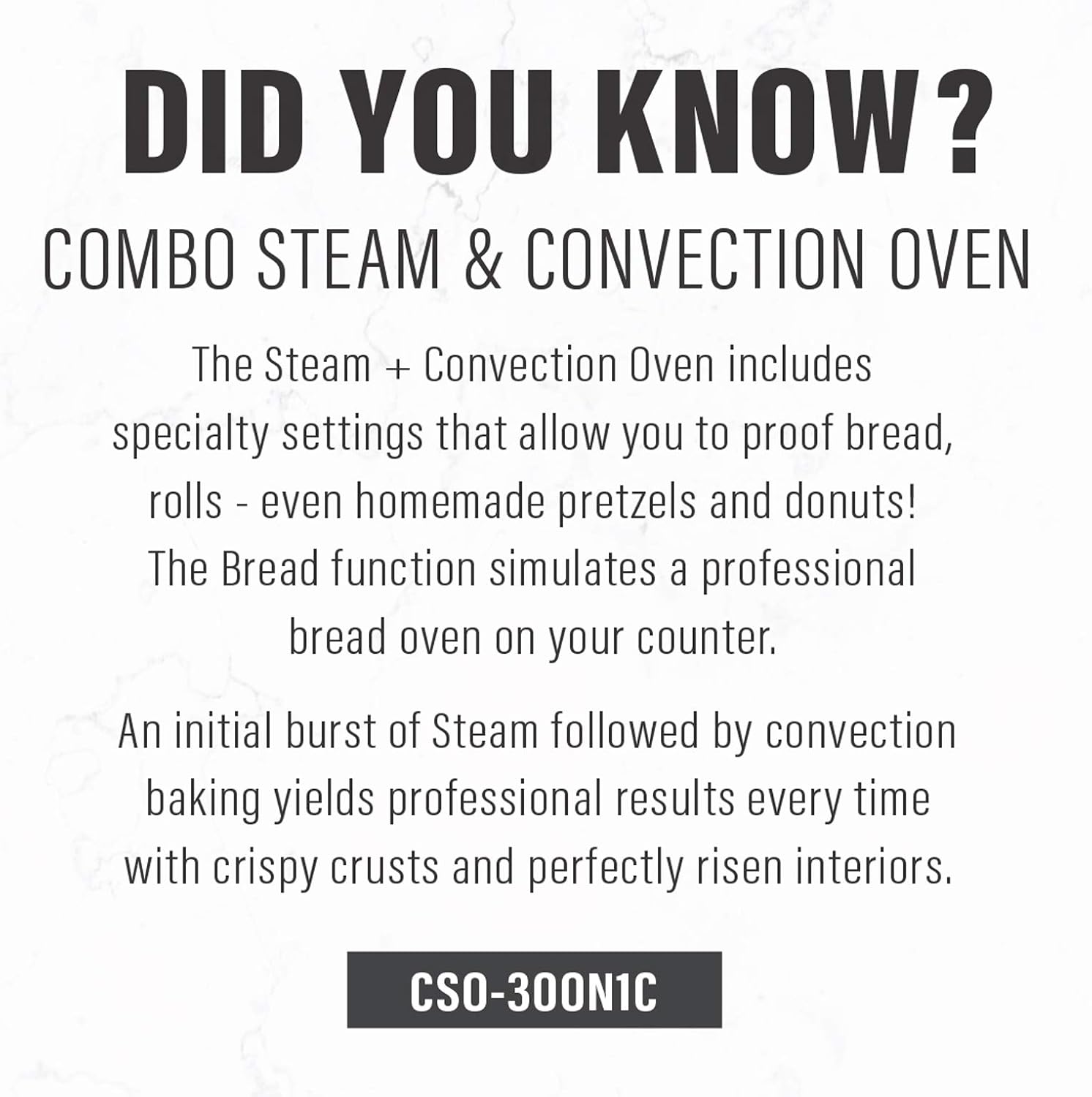 Cuisinart CSO-300N1C Combo Steam Plus Convection Oven, Silver U508