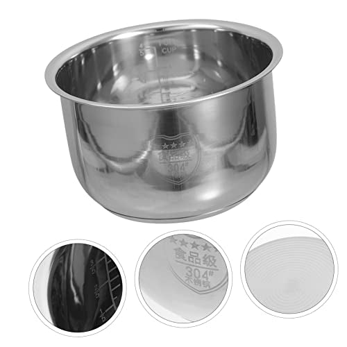 SWOOMEY Rice Cooker Liner Nonstick Stainless Steel Inner Pot F14976