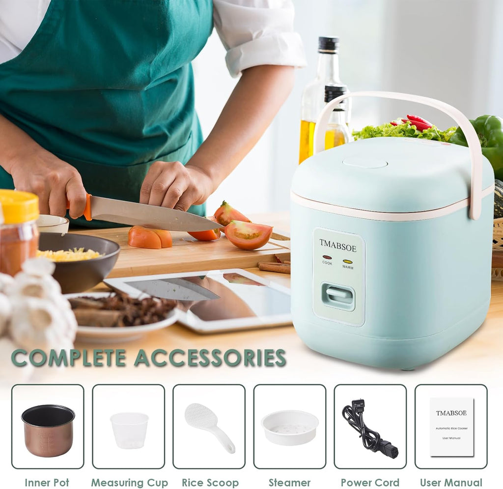 4 Cup 1.2L Mini Rice Cooker with Keep Warm F82745