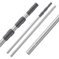 Aluminum Telescopic Swimming Pool Pole - Expandable Step-Up Length - Attach Connect Skimmer Nets, Rakes, Brushes, Vacuum Heads, Maintenance